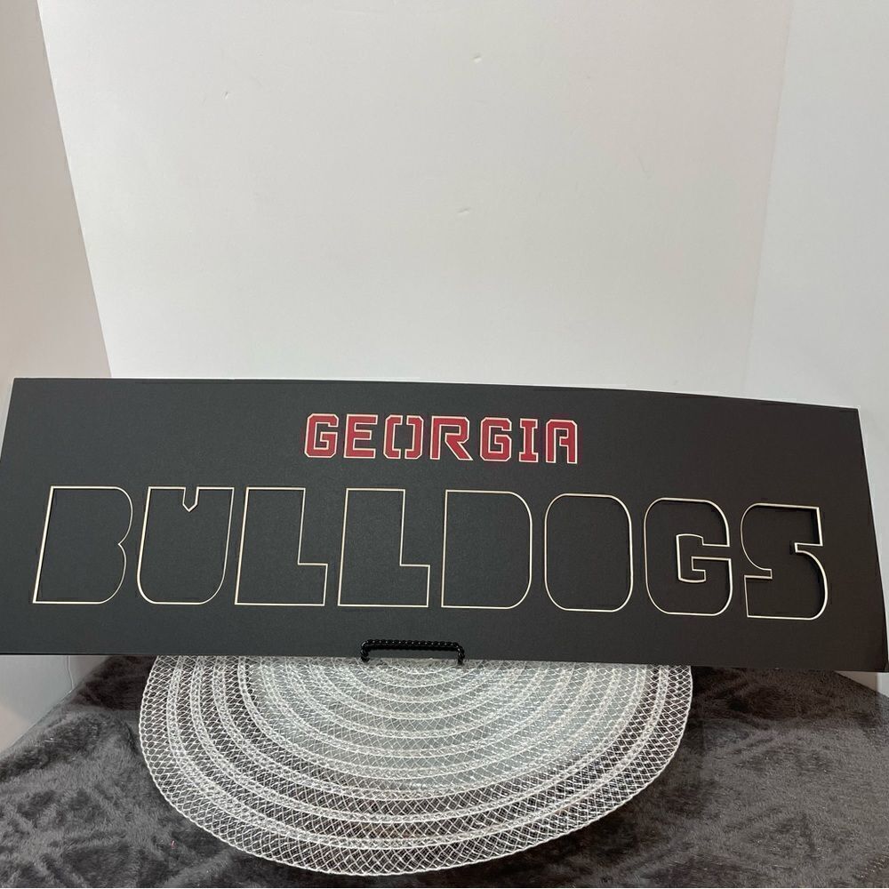 Georgia Bulldogs Photo Mat NWT